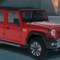 Mahindra Thar Roxx Red