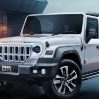 Image Courtesy : Mahindra Auto Mahindra Thar Roxx White Front